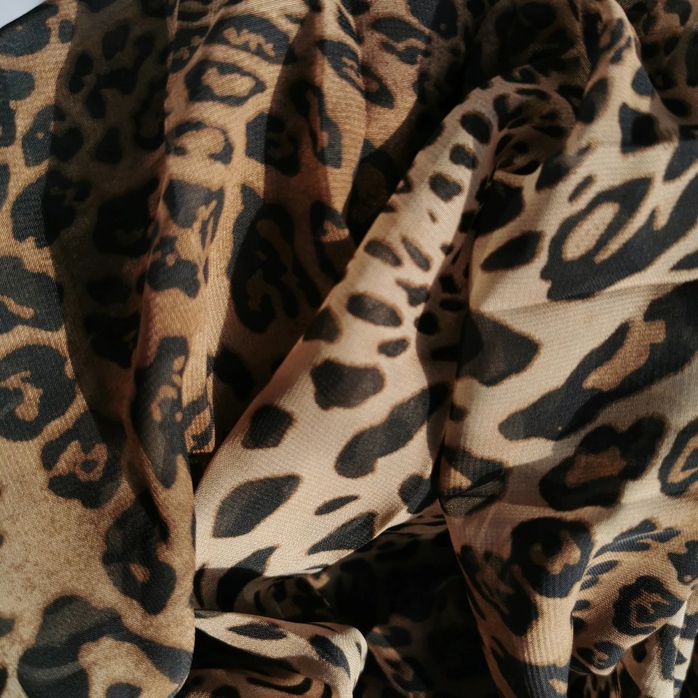 LEOPARD PRINT MAXI DRESS - Picture 2 of 8